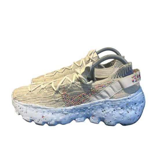 Nike Space Hippie 04 Photon Dust Sneaker Shoe CD3476-102 US Women's Size 8.5 - Picture 3 of 9